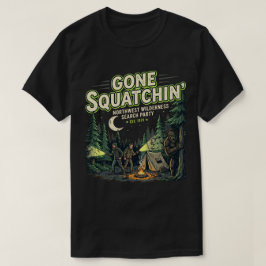 ヴィンテージ キャンプTシャツ 森の木の小屋 Tシャツ