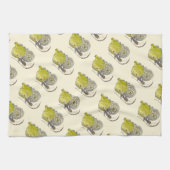 ヴィンテージ キュート ファンタジー バタフライ フェアリー 翼 キッチンタオル (横)