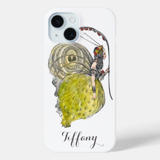 ヴィンテージ キュート ファンタジー バタフライ フェアリー 翼 Case-Mate iPhoneケース (裏面)
