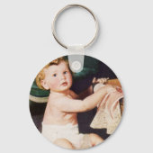 ヴィンテージ キュート 幼児 衣類整理ダンスで遊ぶ キーホルダー (正面)