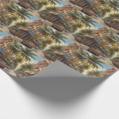 ヴィンテージ キューバ旅行 - ハバナから愛を込めて ラッピングペーパー (角)