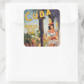 ヴィンテージ キューバ観光委員会 トロピクス トラベル スクエアシール (バッグ)