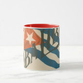 ヴィンテージ·キューバ·ライブレの旅行 マグカップ (中央)