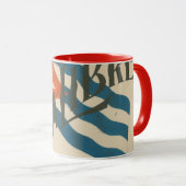 ヴィンテージ·キューバ·ライブレの旅行 マグカップ (正面右)