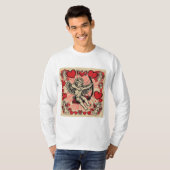 ヴィンテージ・キューピッド 愛 Tシャツ (正面フル)