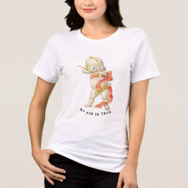 ヴィンテージ キューピー 天使の恋の命中弾 バレンタイン トライブレンドTシャツ