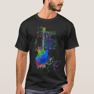 ヴィンテージ・ギターは泣いている Tie Dye Tシャツ