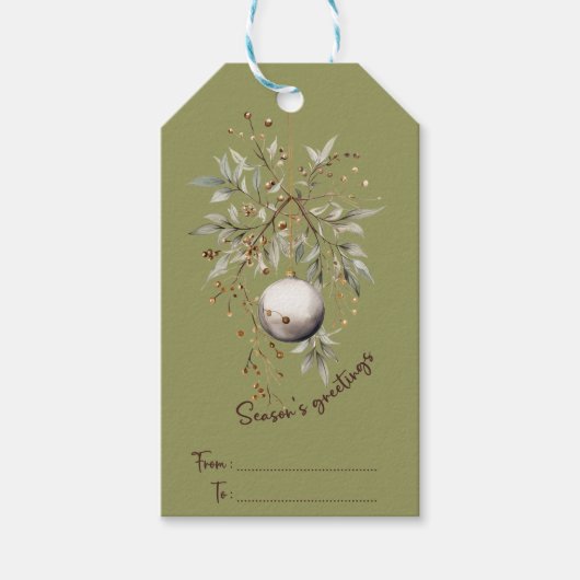 ヴィンテージ ギフトタグ (正面)