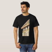 ヴィンテージ ギリシャ建築、アテナの神殿 Tシャツ (正面フル)