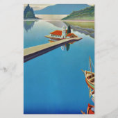 ヴィンテージ ギリシャ旅行 - コルフ島 便箋 (正面)