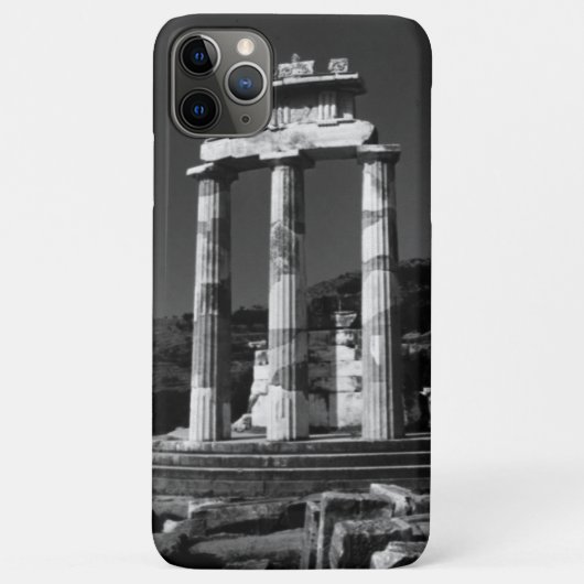 ヴィンテージ ギリシャ アテネ トロス神殿 サンクチュアリ Case-Mate iPhoneケース (裏面)
