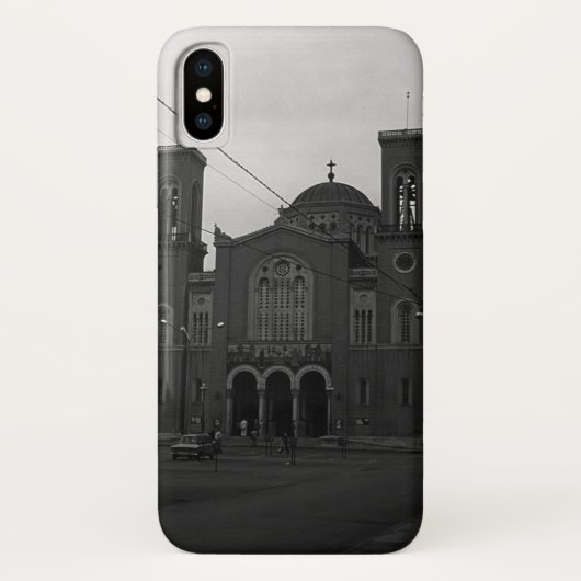 ヴィンテージ ギリシャ アテネ パナギア ゴルゴエピコオス教会 Case-Mate iPhoneケース (裏面)