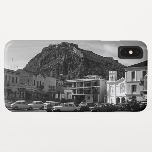 ヴィンテージ ギリシャ ナフプリオ ヴェネツィア城 Case-Mate iPhoneケース (裏面(横))