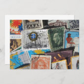 ヴィンテージ ギリシャ 切手 招待状 (正面/裏面)