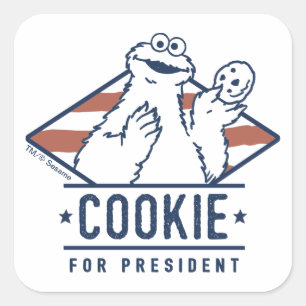 ヴィンテージ・クッキーの怪獣大統領 スクエアシール