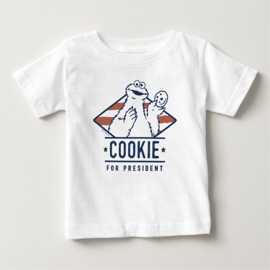 ヴィンテージ・クッキーの怪獣大統領 ベビーTシャツ (正面)
