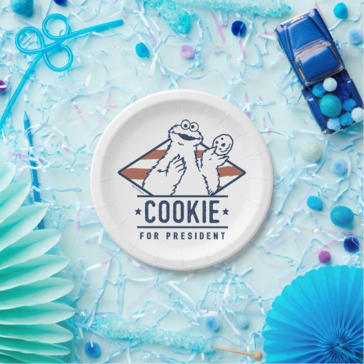 ヴィンテージ・クッキーの怪獣大統領 ペーパープレート (パーティー)