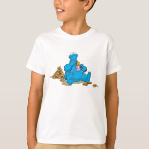 ヴィンテージ・クッキーモンスターのクッキー食べる Tシャツ