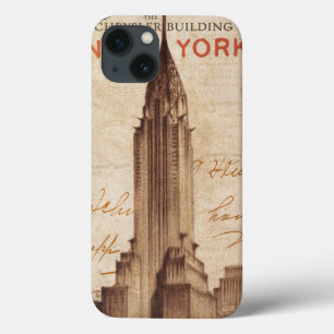 ヴィンテージ・クライスラー・建物(ニューヨーク) iPhone 13ケース
