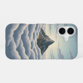 ヴィンテージ クラウド マウンテン iPhone 16ケース (裏面横)