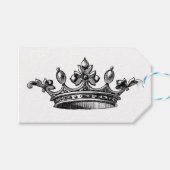 ヴィンテージ クラウン ギフトタグ (正面(横))