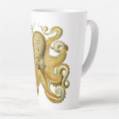 ヴィンテージ・クラケン、タコ・ガモチョニア、エルンスト・ヘイケル カフェラテマグ (右アングル)