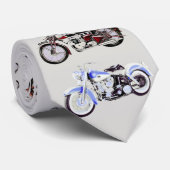 ヴィンテージ、クラシックオートバイ ネクタイ (ロール)