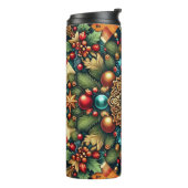 ヴィンテージ/クラシックカラフルクリスマス タンブラー (回転左)