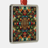 ヴィンテージ/クラシックカラフルクリスマス メタルオーナメント (右)