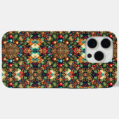 ヴィンテージ/クラシックカラフルクリスマス Case-Mate iPhoneケース (裏面 (横))