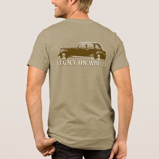 ヴィンテージ クラシックカー Tシャツ (裏面)