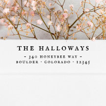 ヴィンテージ&クラシックタイポグラフィ差出人住所