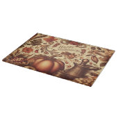 ヴィンテージ/クラシックハッピーサンクスギビング カッティングボード (角)