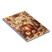 ヴィンテージ/クラシックハッピーサンクスギビング ノートブック (右側)