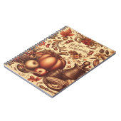 ヴィンテージ/クラシックハッピーサンクスギビング ノートブック (左側)