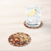 ヴィンテージ/クラシックハッピーサンクスギビング ペーパーコースター (インサイチュ)