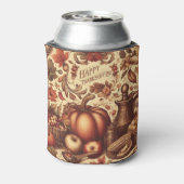 ヴィンテージ/クラシックハッピーサンクスギビング 缶クーラー (缶裏面)