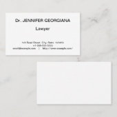 ヴィンテージ、クラシックプロフェッショナル名刺 名刺 (正面/裏面)