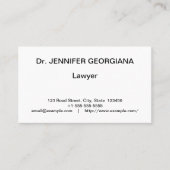 ヴィンテージ、クラシックプロフェッショナル名刺 名刺 (正面)