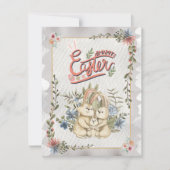ヴィンテージ クラシック  イースター デー  ホリデー カード (正面)