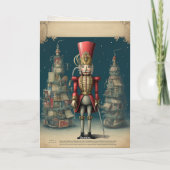 ヴィンテージ クラシック ウッド ナッツクラッカー カスタム クリスマス (裏面)