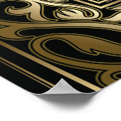 ヴィンテージ クラシック ガツビー スタイル フォトブース ポスター (角)