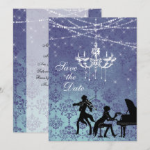 ヴィンテージ クラシック ミュージック シャンデリア Save the Date