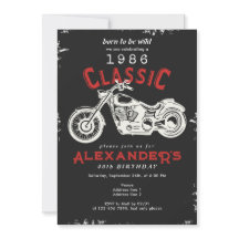 ヴィンテージ クラシック モーターサイクル バイカー 40歳の誕生日
