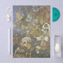 ヴィンテージ クラシック 絵本のキャラクター、エドマンド・デュラック 薄葉紙