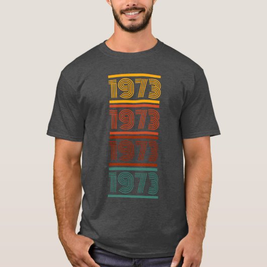 ヴィンテージ クラシック 1973 レトロ Tシャツ (正面)
