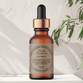 ヴィンテージ クラフト紙スタイル ドロッパーボトルラベル ラベル