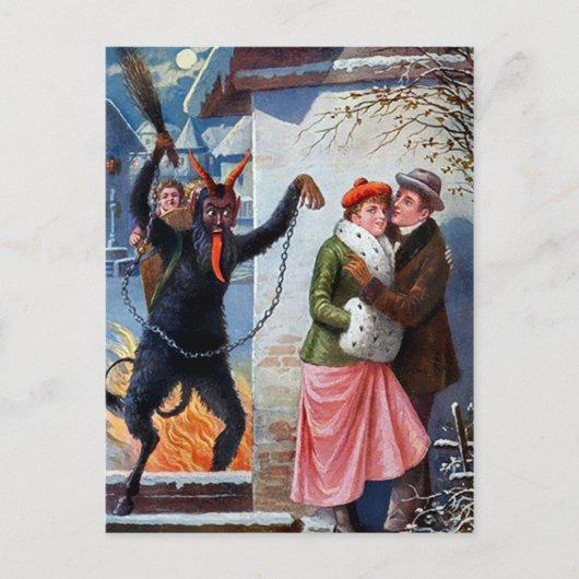 ヴィンテージ クランプス アタック ポストカード (正面)