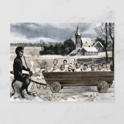 ヴィンテージ クランプス ポストカード (正面)