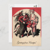 ヴィンテージ クランプス ポストカード (正面/裏面)